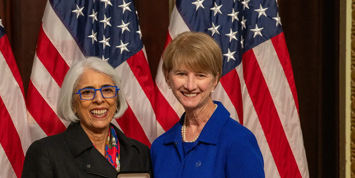 National Medal of Technology and Innovation  recipient Kristina M. Johnson