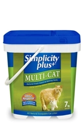 Simplicity Plus®  Premium clumping cat litter